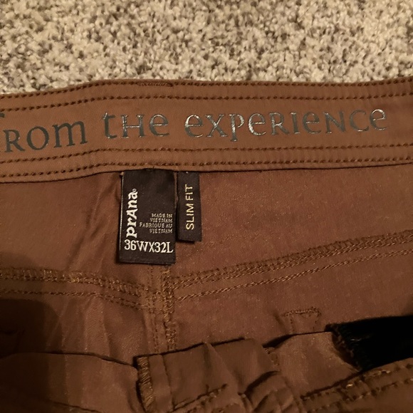 PRANA Brion pants- Sepia color. Great condition size 36x32 - Picture 2 of 5